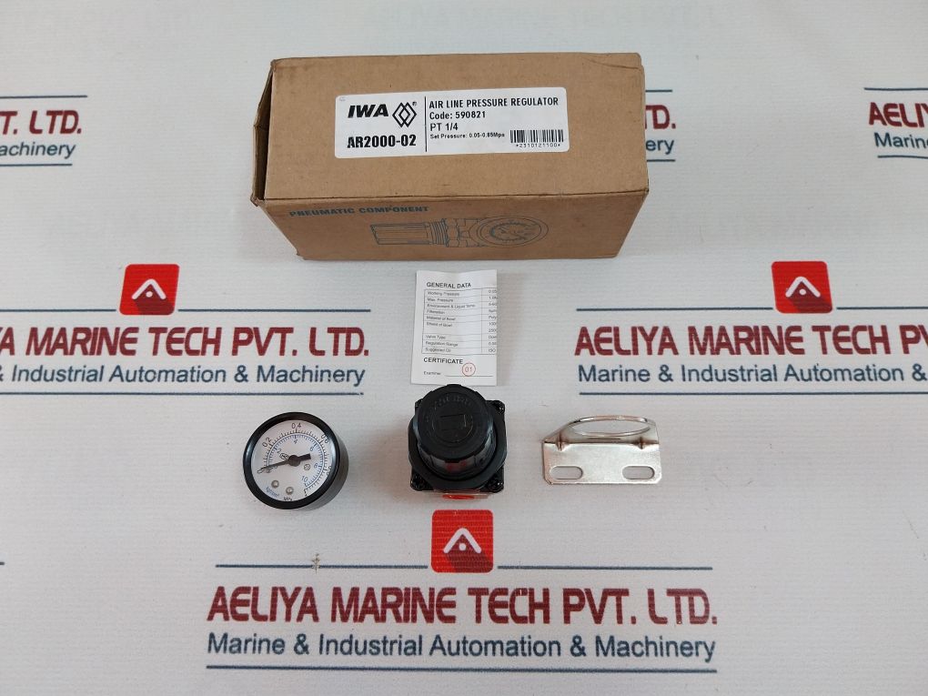 Iwa Ar2000-02 Air Line Pressure Regulator 0.05-0.85Mpa