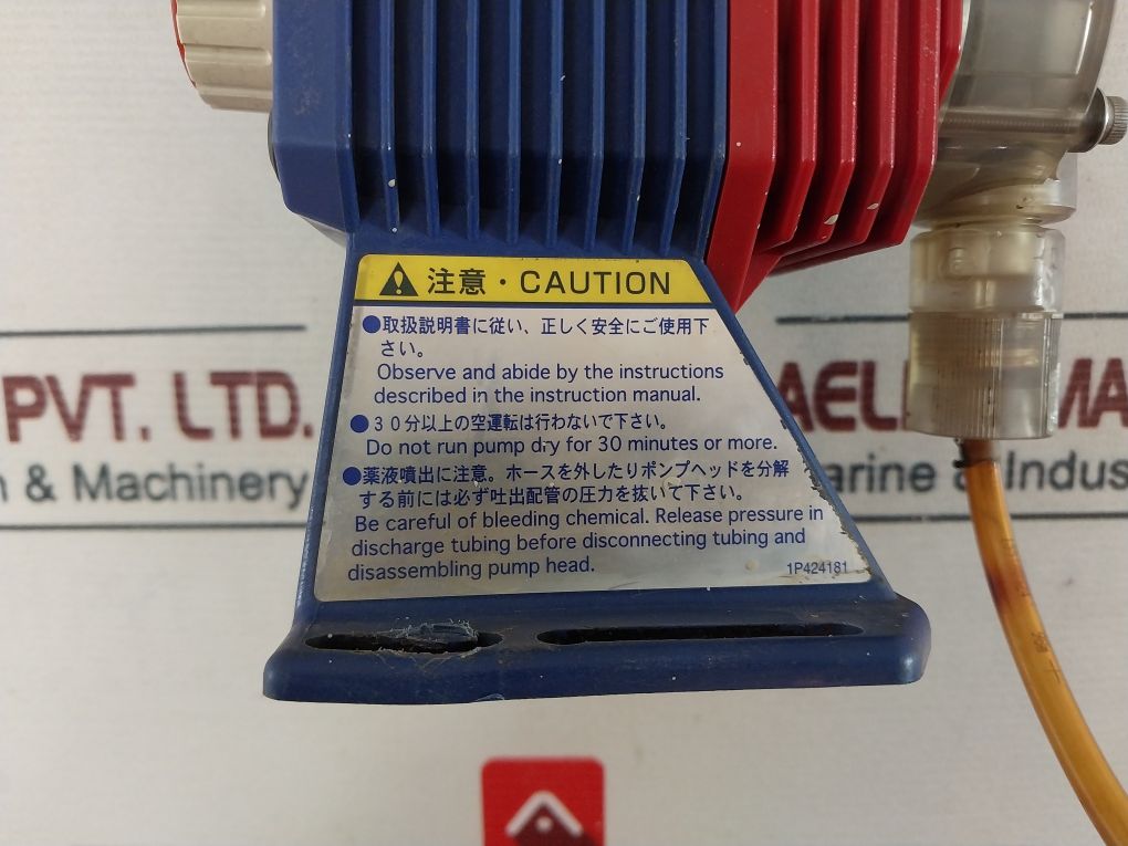 Iwaki Ehn-b11Vc2R Metering Pump M071601180 With Controller 051601403