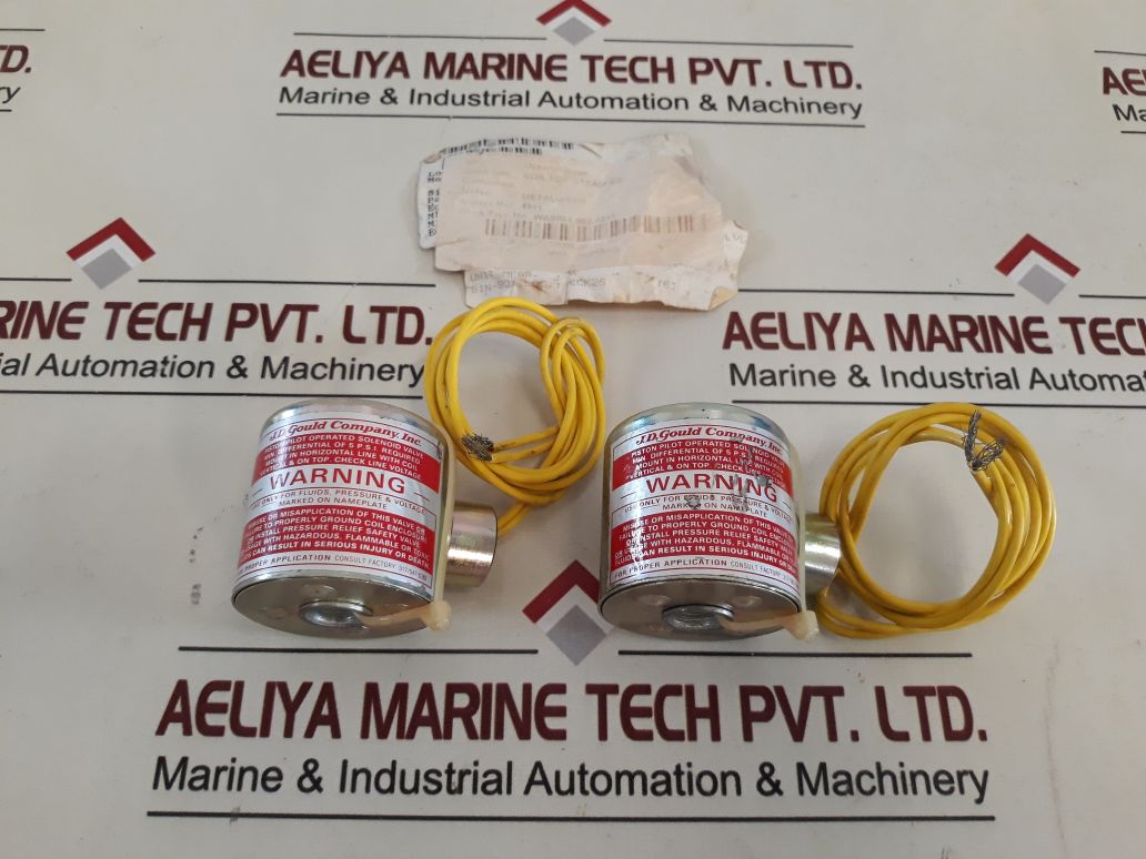 J.D.Gould Piston Pilot Operated Solenoid Valve Coil
