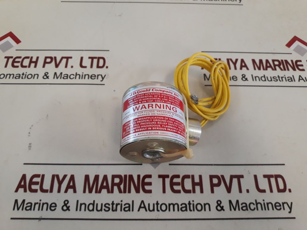 J.D.Gould Piston Pilot Operated Solenoid Valve Coil
