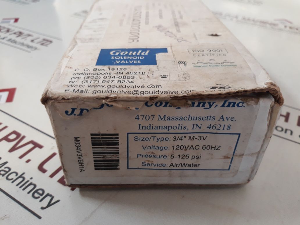 J.D Gould M3V Air-water Valve