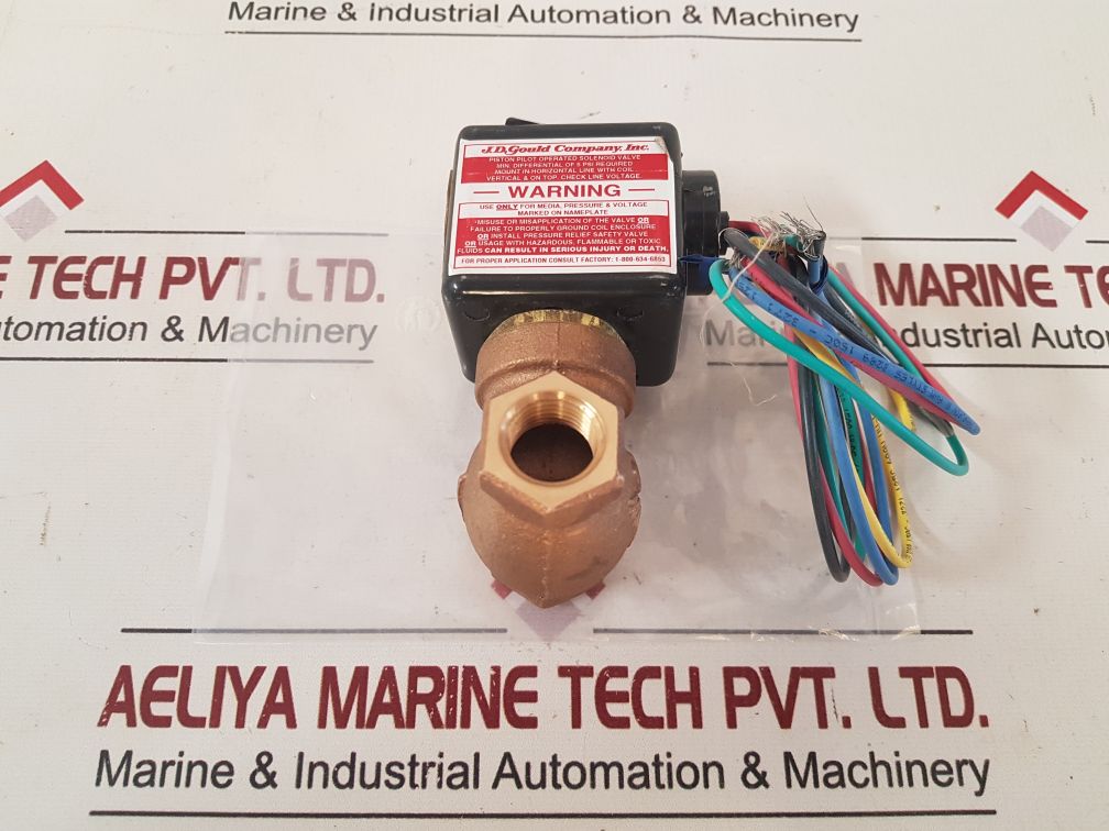 J.D Gould M3V Solenoid Valve 120/240Vac 60Hz