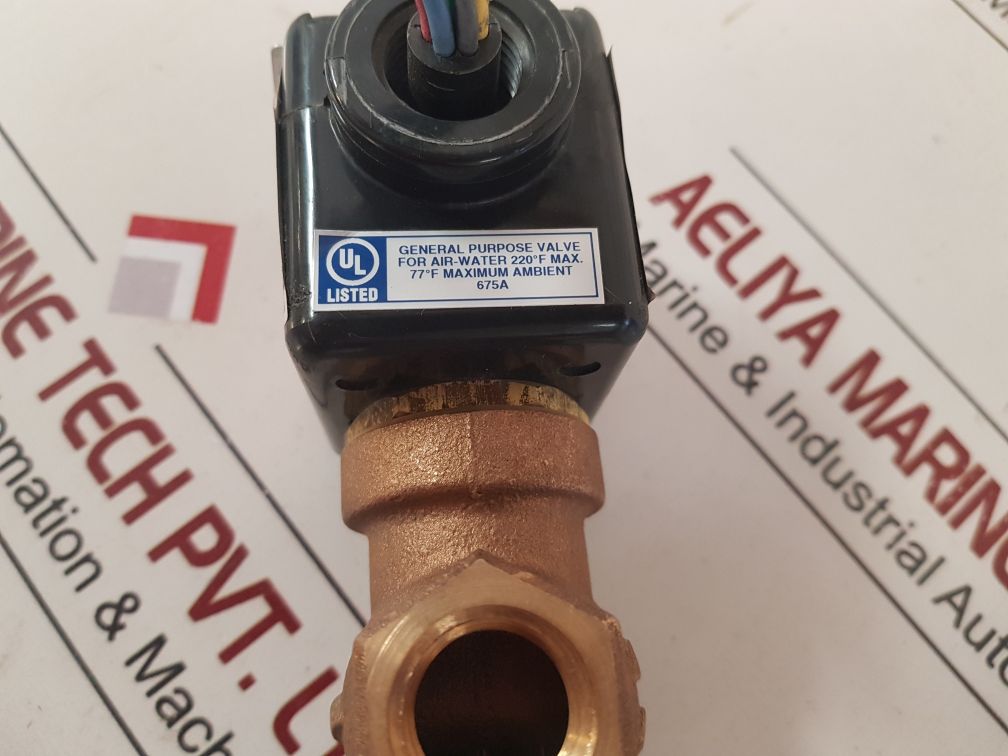 J.D Gould M3V Solenoid Valve 120/240Vac 60Hz