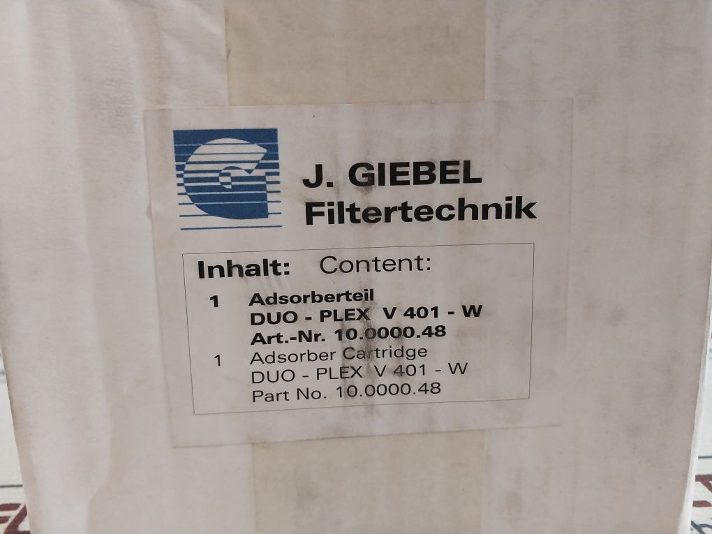 J.Giebel Filtertechnik Duo-plex V 40-w, Duo-plex V 401-w Absorber Kit