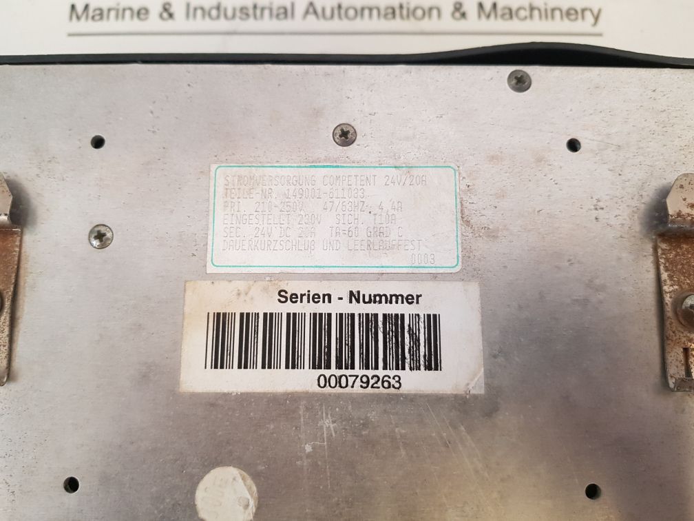 J.Schneider Elektrotechnik 149001-611033 Power Supply