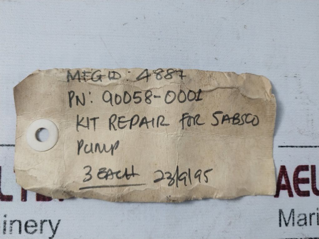 Jabsco 6056-0101 Impeller Repair Kit 90058-0001
