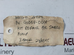 Jabsco 6056-0101 Impeller Repair Kit 90058-0001