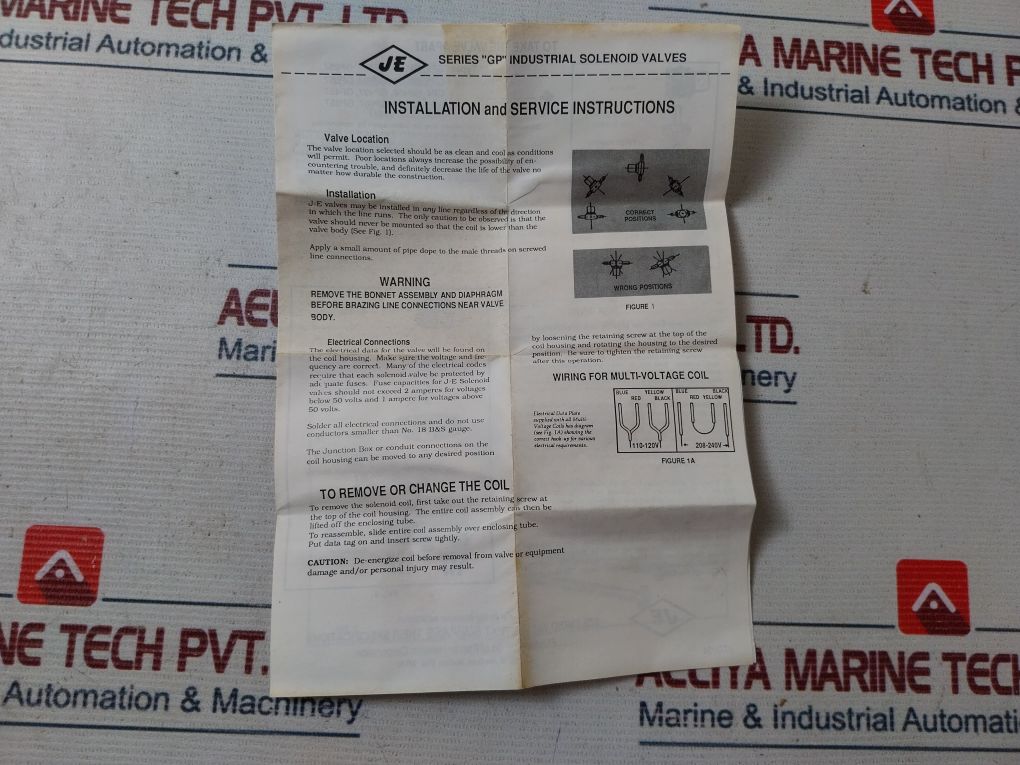 Jackes-evans “Gp” Solenoid Valve Kit