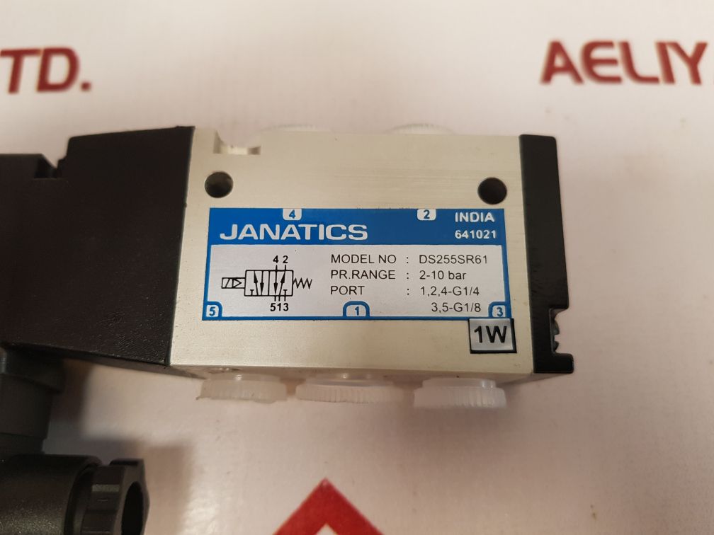 Janatics Ds255Sr61-a Solenoid Valve 2-10 Bar