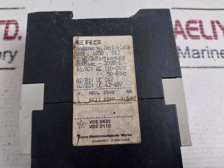 Janssen Ers E09.1030.0X3 Timer Relay 250V