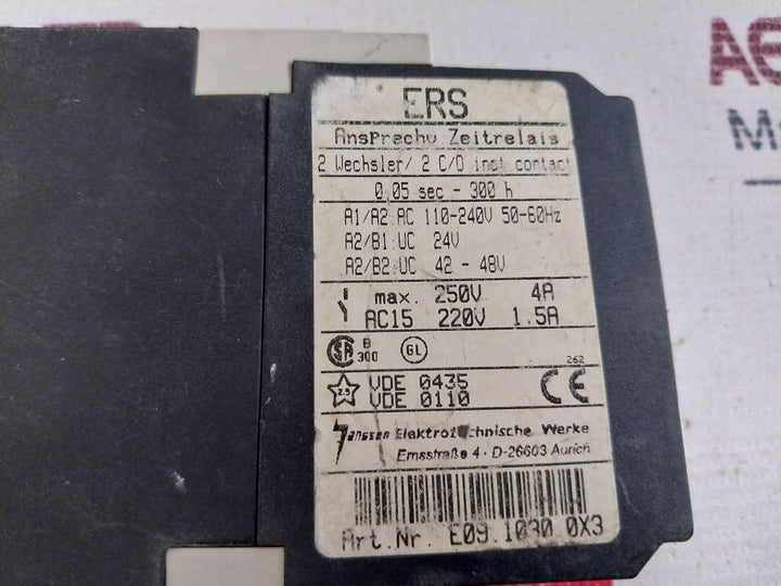 Janssen Ers Timer Relay E09 1030.0X3 24V