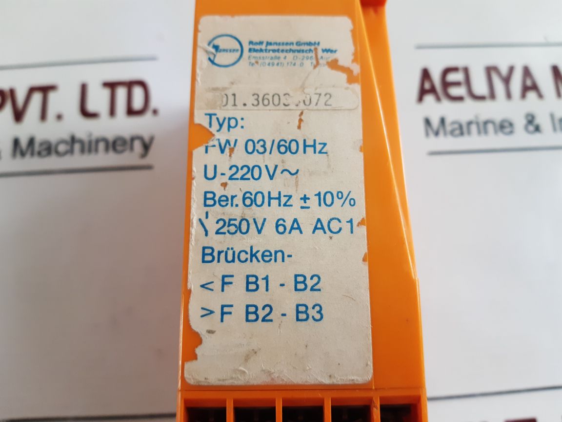 Rolf Janssen Fw 03/60Hz Controller