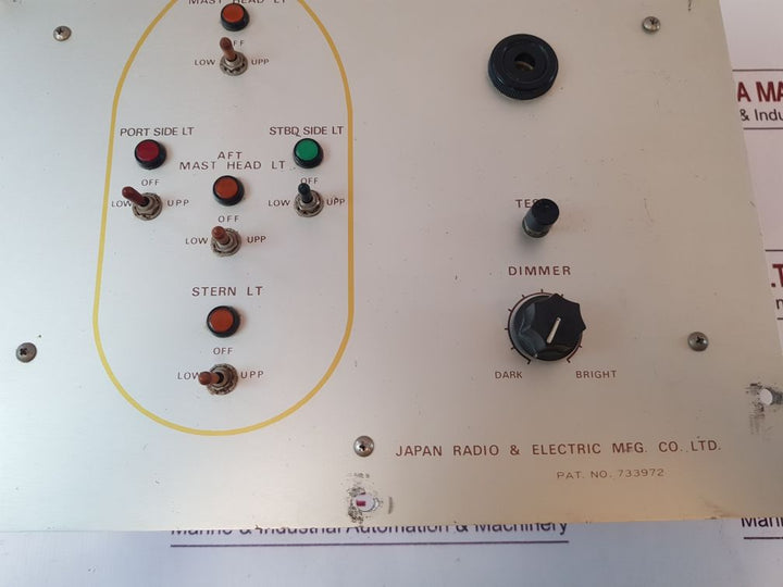 Japan Radio & Electric Jne 1203 Navigation Light Indicator 733972