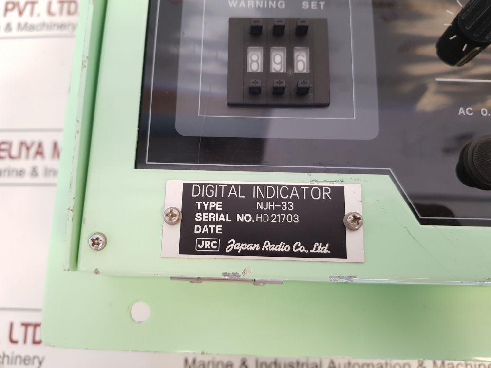Japan Radio Njh-33 Digital Indicator