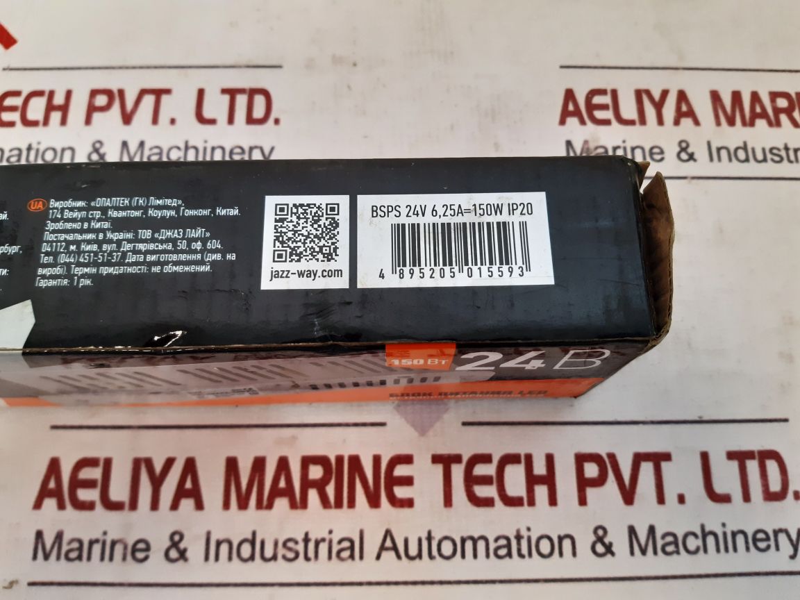 Jazzway Bsps 24V 6,25A=150W Ip20