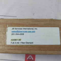 Jb Services Fje-5-40 Filter Element 100861-40
