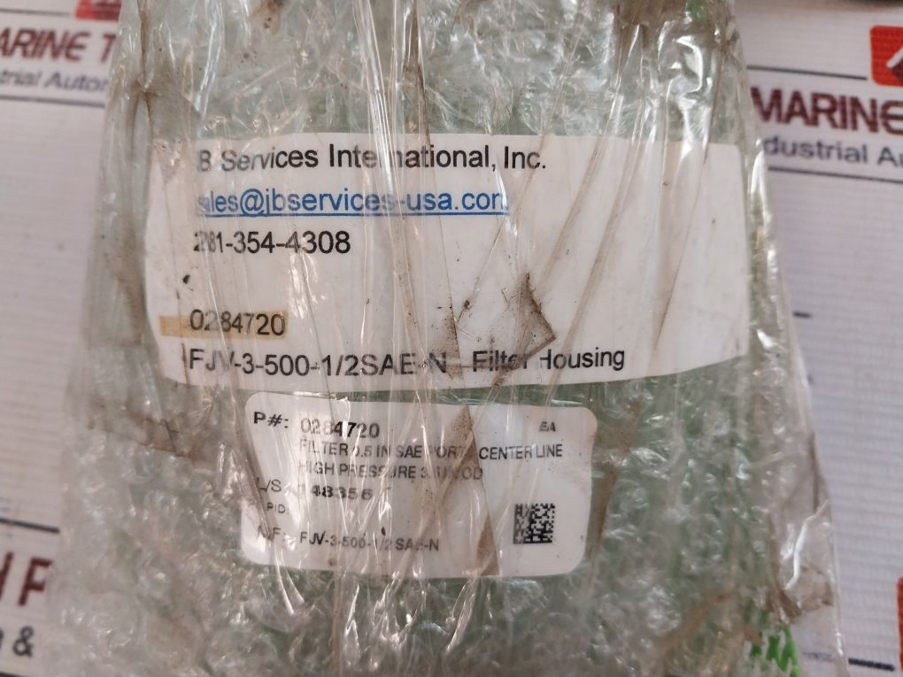 Jb Services Fjv-3N High Pressure Top Port Hydraulic Filter