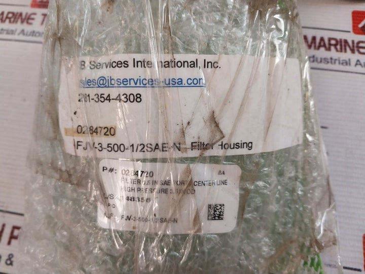 Jb Services Fjv-3N High Pressure Top Port Hydraulic Filter