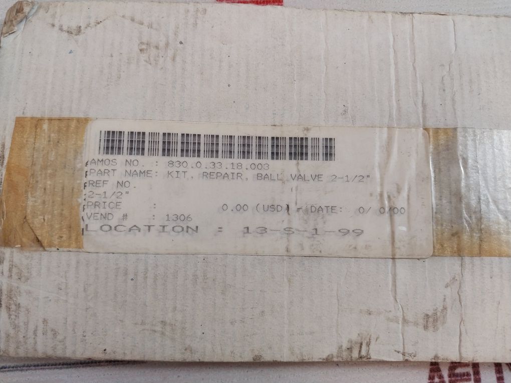 Jc 2-1/2’’ Repair Kit For Ball Valve