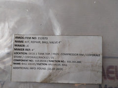 Jc Dn-4” Ball Valve Repair Kit
