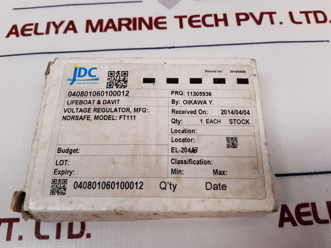 Jdc Ft111 Voltage Regulator