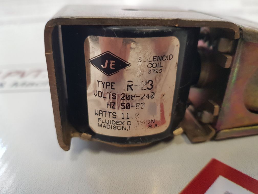 Je R-23 Solenoid Coil 208-240V 50-60Hz