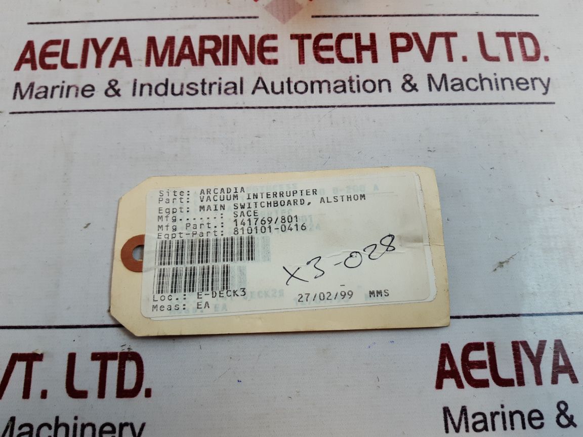 Jennings Rp173.90 Vacuum Interrupter