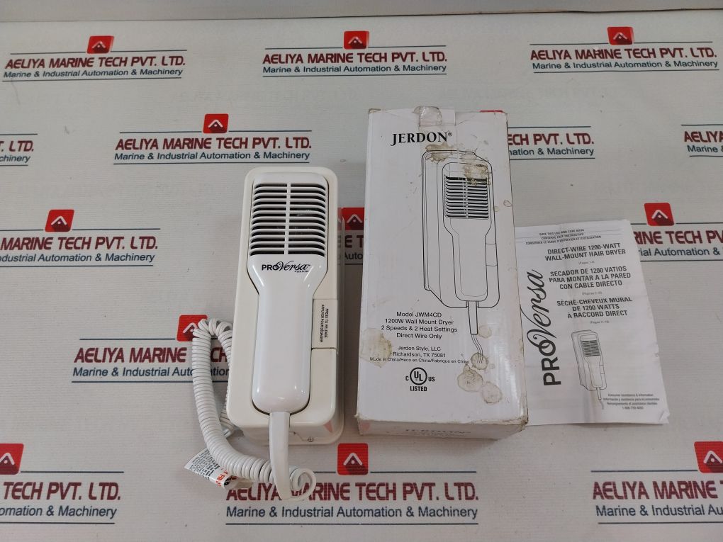 Jerdon Jwm4Cd Wall-mount Hair Dryer
