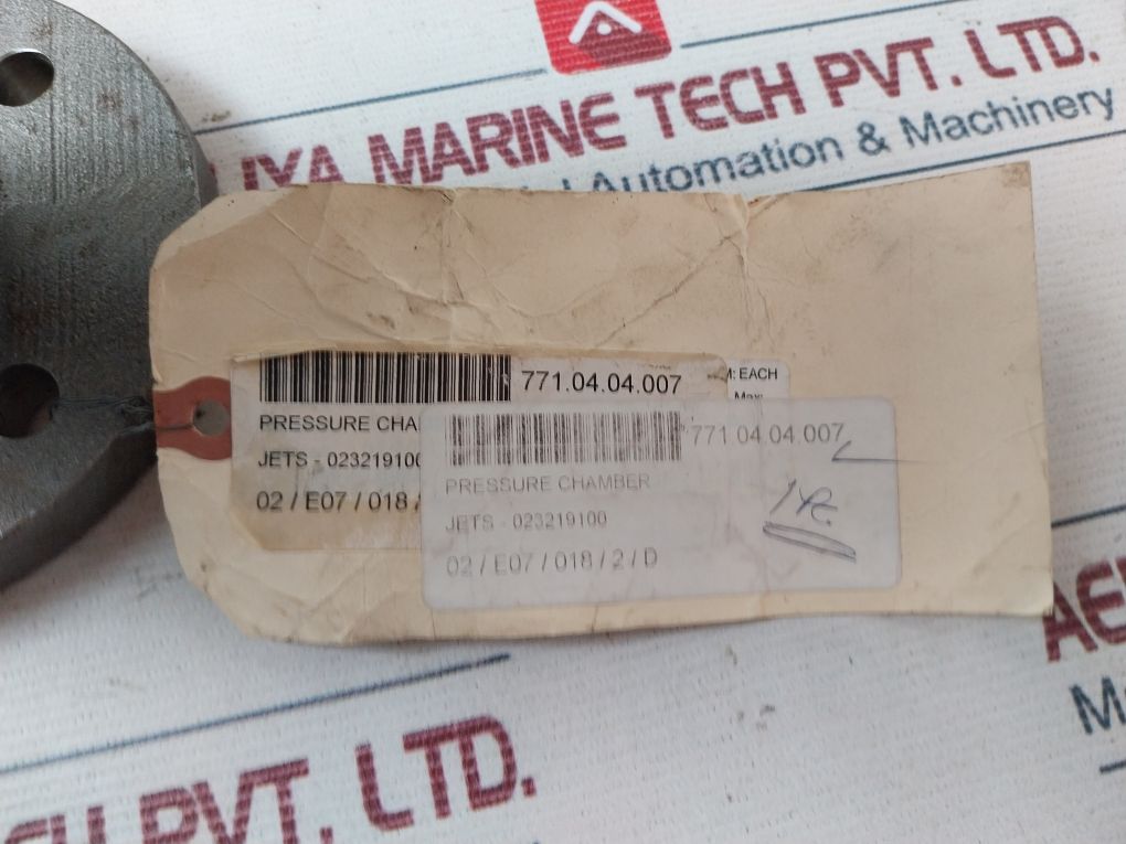 Jets 0820-803-04-04-007 Pressure Chamber