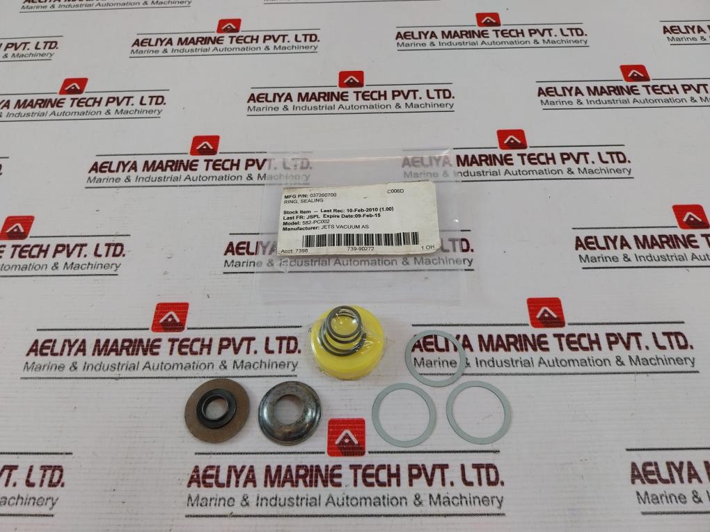 Jets Vacuum 037260700 Ring Sealing Kit 582-pc002