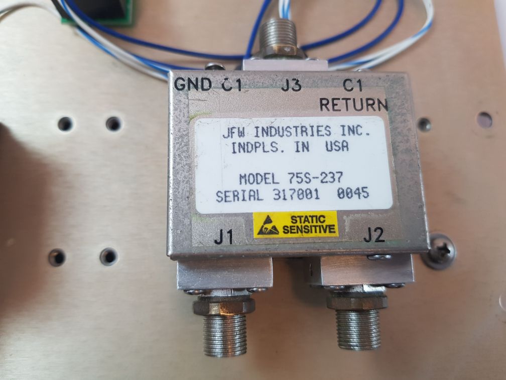 Jfm industries 75s-237 electro mechanical rf switch