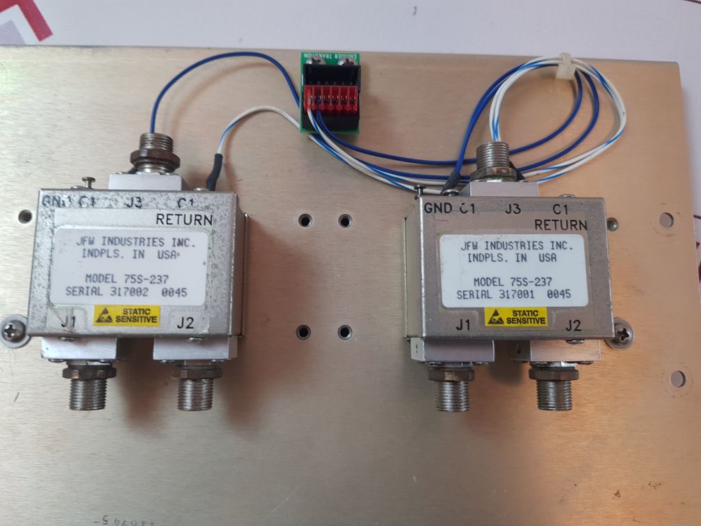 Jfm industries 75s-237 electro mechanical rf switch