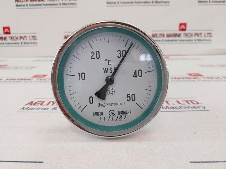 Jiangsu Yuanwang Wss-403 Dial Thermometer 0 To 50°C