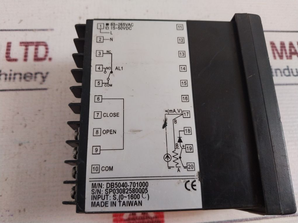 Jiuh Dong Db5040-701000 Temperature Controller 4-20Ma