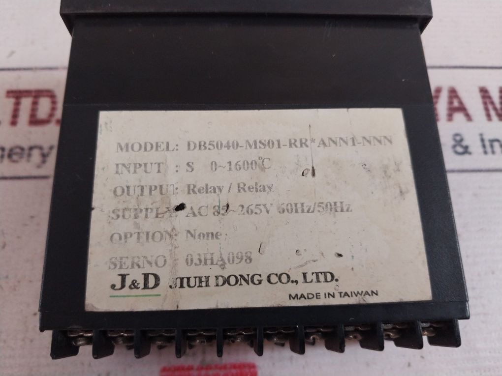 Jiuh Dong Db5040-701000 Temperature Controller 4-20Ma