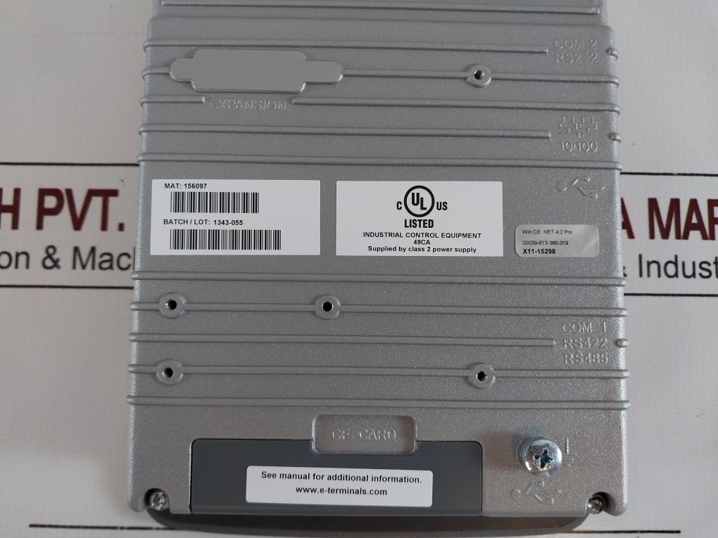 Johnson Controls X11-15298 Control Panel 156097 Win Ce .Net 4.2 Pro,1553E076