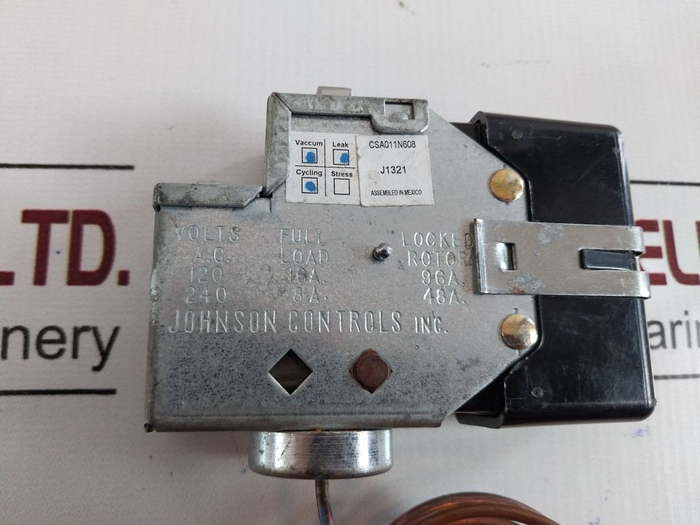 Johnson Controls 1619570300 High Pressure Switch