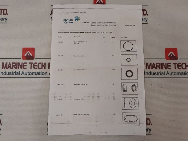 Johnson Controls 3188.063 Oil Filter Service Kit Cmo/Hpo 20 And T/Cmo30