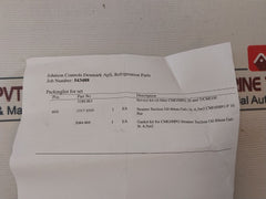 Johnson Controls 3188.063 Oil Filter Service Kit Cmo/Hpo 20 And T/Cmo30
