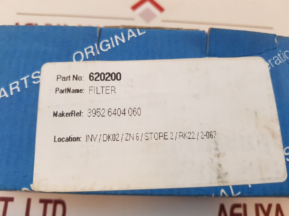 Johnson Controls/York 3952 6404 060 Filter 620200