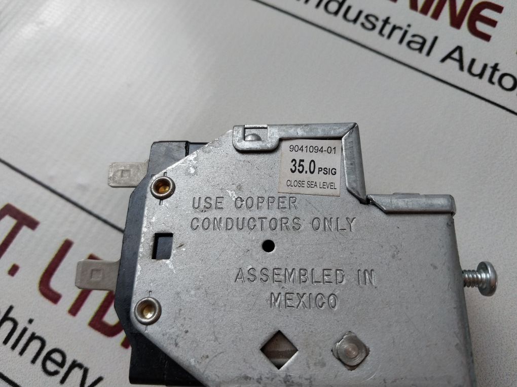 Johnson Controls 9041094-01 Ice-o-matic Low Pressure Control