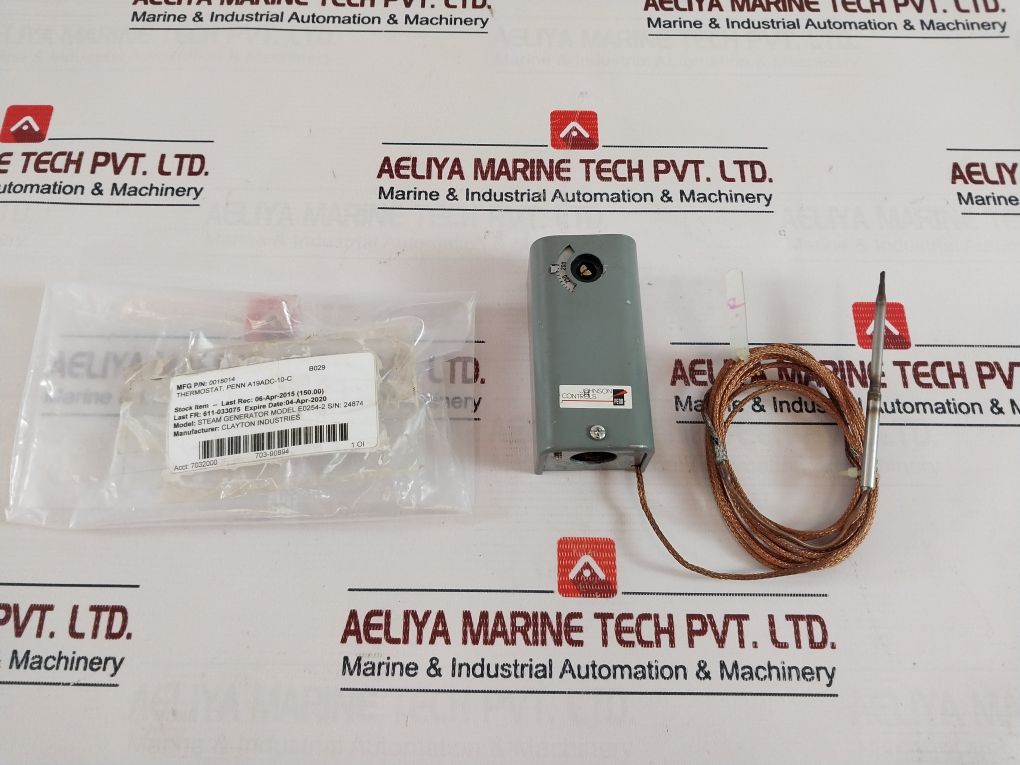 Johnson Controls A19Adc-10-c Penn Temperature Controller
