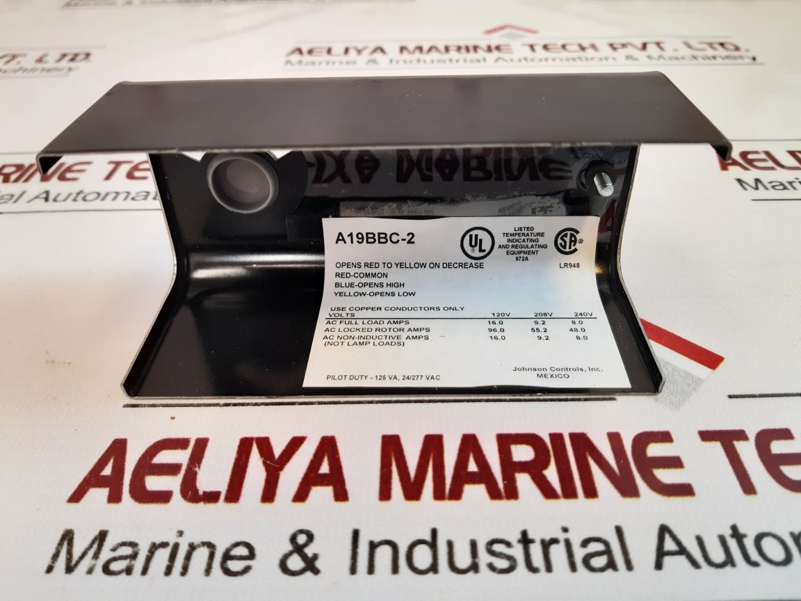 Johnson Controls A19Bbc-2 Temperature Controls -30100°F