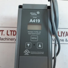 Johnson Controls Penn A419 Temperature Control