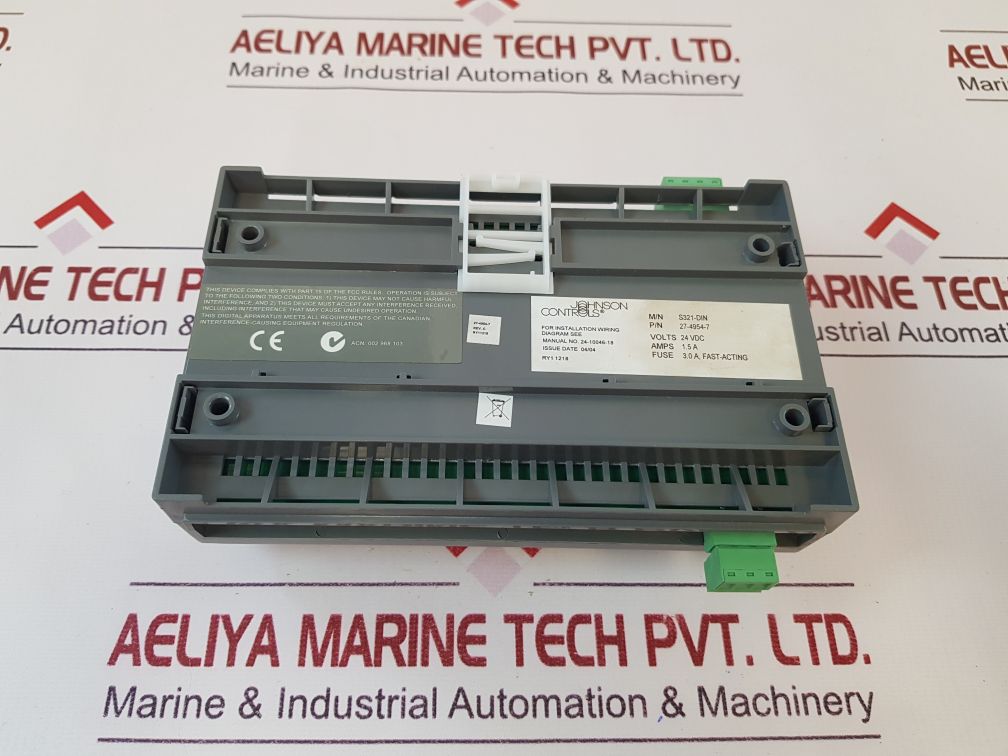 Johnson Controls Cardkey S321-din Intelligent Two Door Controller 27-4954-7