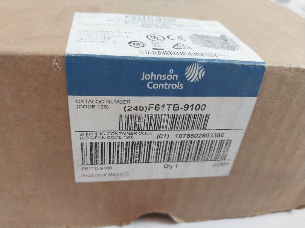 Johnson Controls F61Tb-9100 Liquid Flow Switch 1553.427
