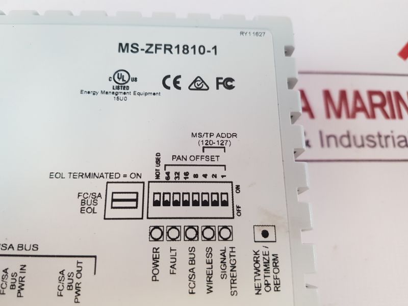 Johnson Controls Ms-zfr1810-1 Wireless Field Bus Coordinator Ry11627