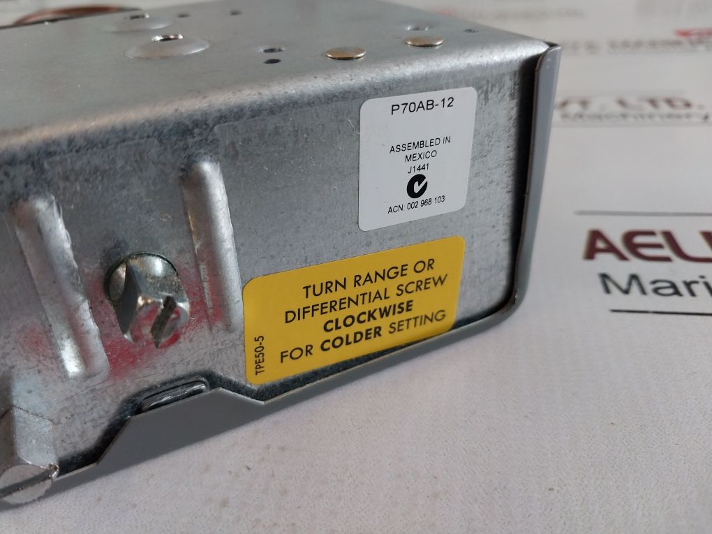 Johnson Controls P70Ab-12 Micro-set Suction Pressure Control