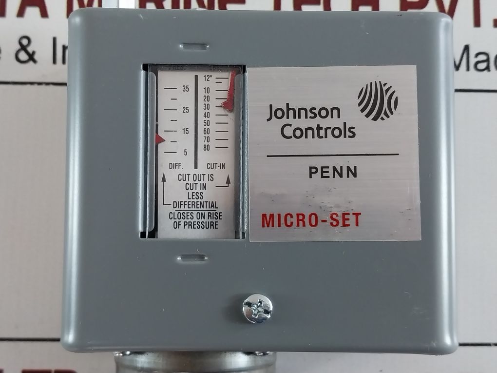 Johnson Controls P70Ab-12 Micro-set Suction Pressure Control 