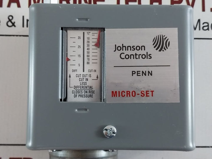 Johnson Controls P70Ab-12 Micro-set Suction Pressure Control 
